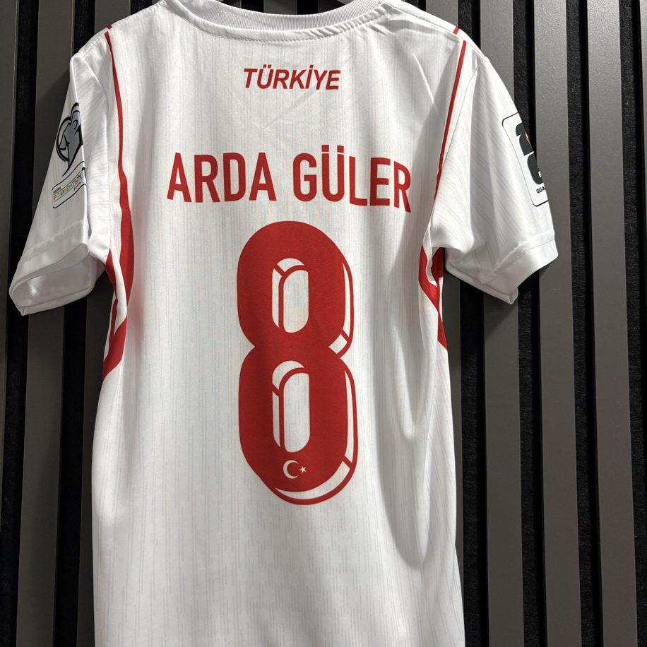 Çocuk-Arda #8-Türkiye Milli Takım Beyaz Çocuk Forma Takımı
