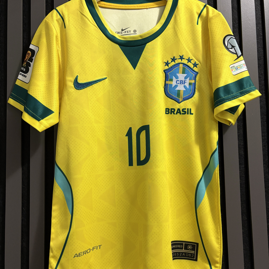 Çocuk-Neymar#10-Brezilya Çocuk Forma Takımı – Sarı/Mavi