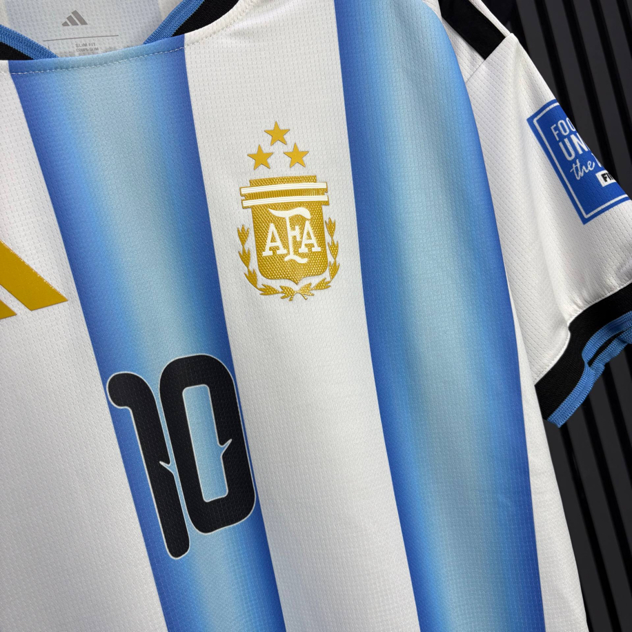 Messi #10 Arjantin 2022 Dünya Kupası Retro Forma