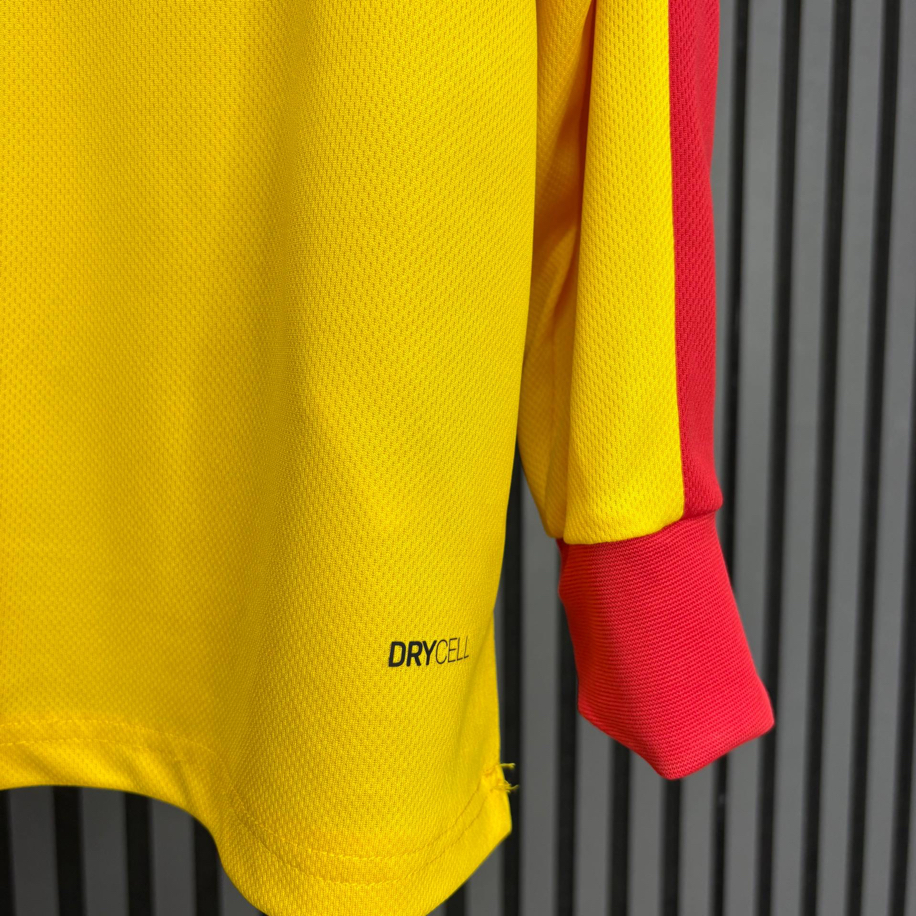 Galatasaray Sarı Retro Uzun Kollu Forma (Premium Seri)