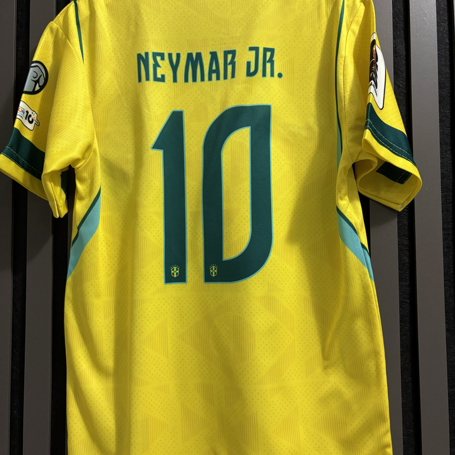 Çocuk-Neymar#10-Brezilya Çocuk Forma Takımı – Sarı/Mavi