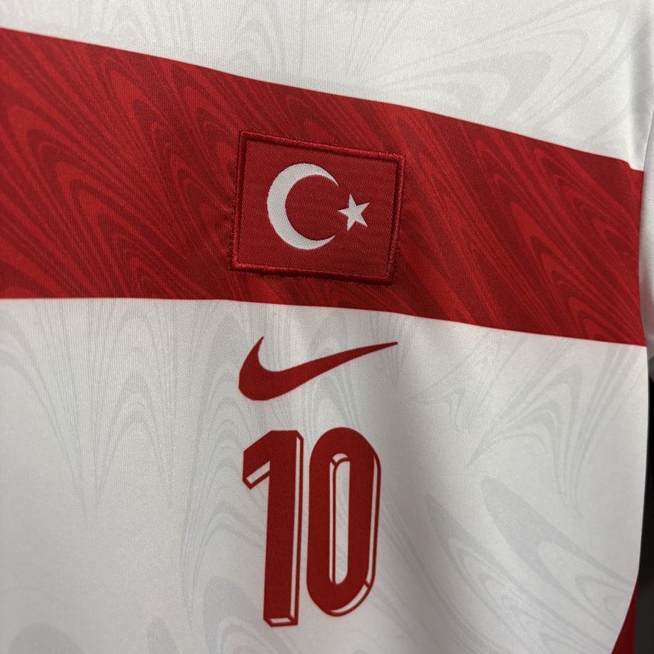 Çocuk-H.Çalhanoğlu #10 Türkiye Milli Takım Beyaz Çocuk Forma Takımı